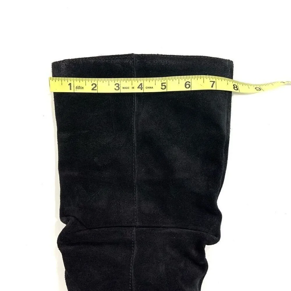 BORN Suede Slouch Boots (Sz 8.5)